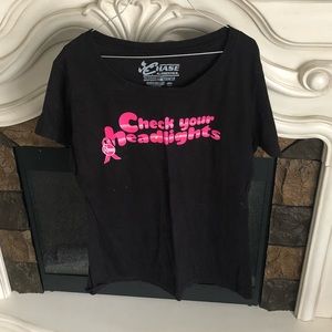 Breast cancer awareness NASCAR shirt!